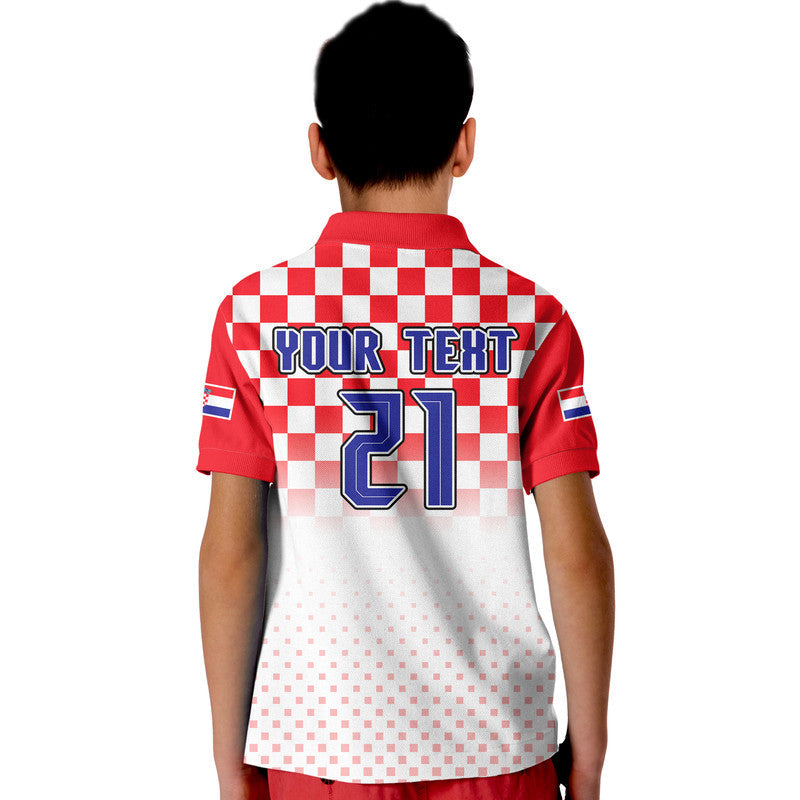 Custom Croatia Hrvatska Football Vibe Polo Shirt LT9