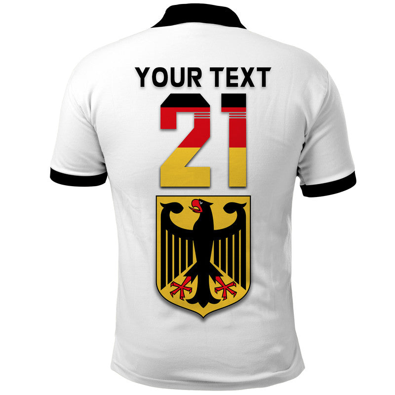 Custom Germany Home Kit Football WC 2022 Polo Shirt LT9