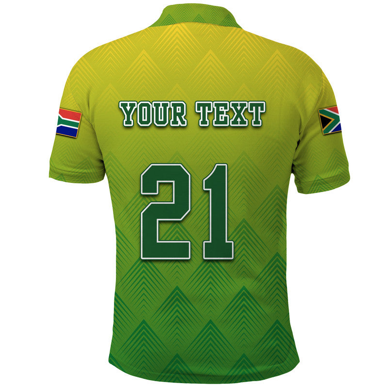 Custom South Africa National Cricket Team Polo Shirt Proteas Sports Yellow Style LT9