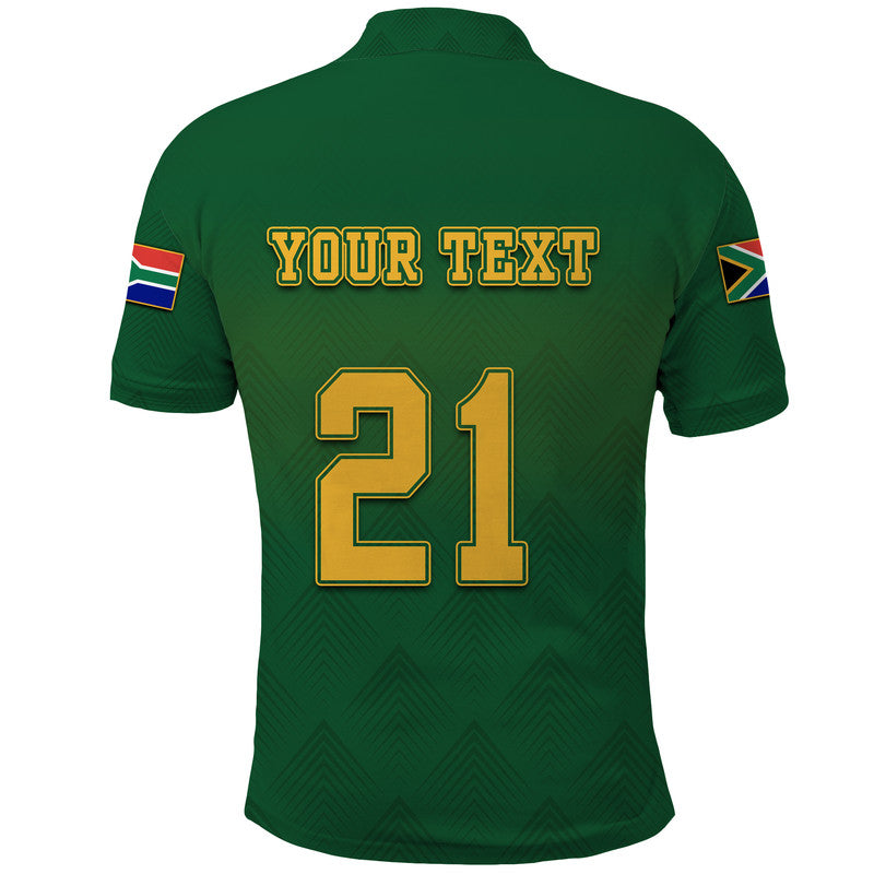Custom South Africa National Cricket Team Polo Shirt Proteas Sport Green Style LT9