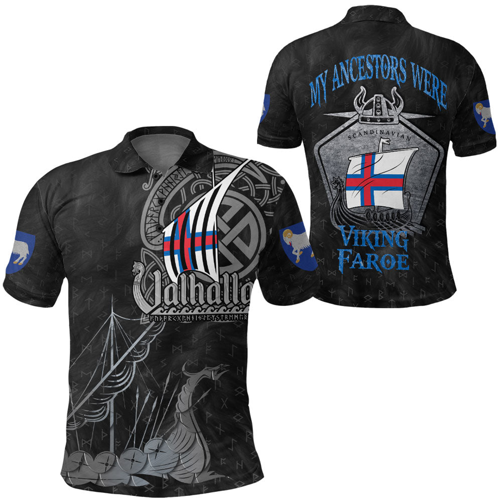 Viking Faroe Islands Drakkar Polo Shirt RLT12