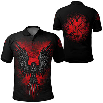 Viking Viking Raven Vegvisir Polo Shirt RLT12