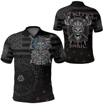Viking Clothing American Viking The Viking Spirit Polo Shirt RLT12