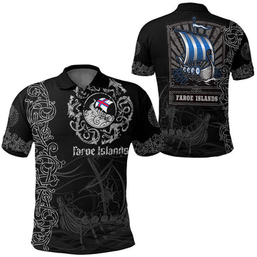 Viking Clothing Viking Drakkar Faroe Islands Warship Polo Shirt RLT12