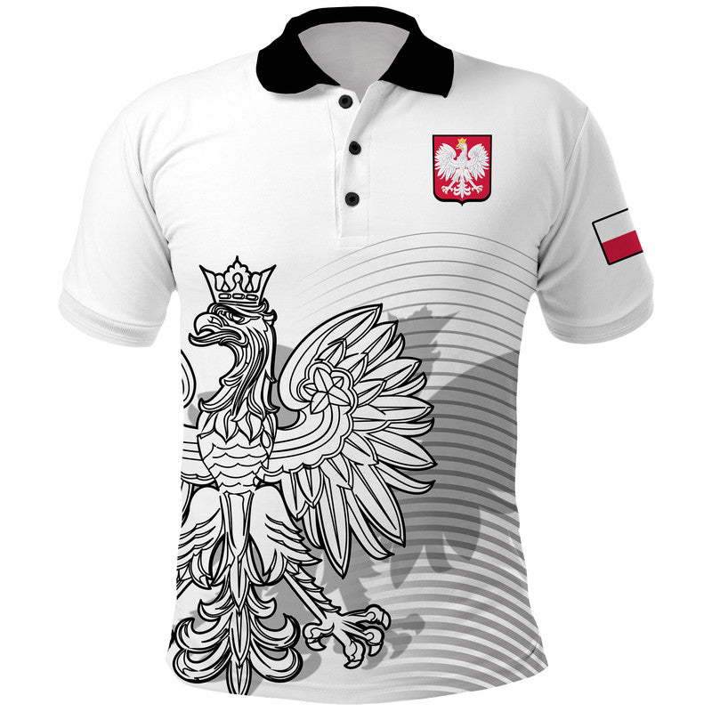 Custom Poland Football Eagles Polo Shirt Sporty Style LT9