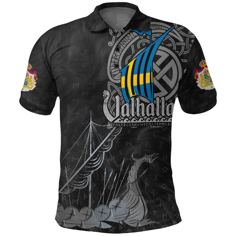 Viking Clothing Viking Sweden Drakkar Polo Shirt RLT12