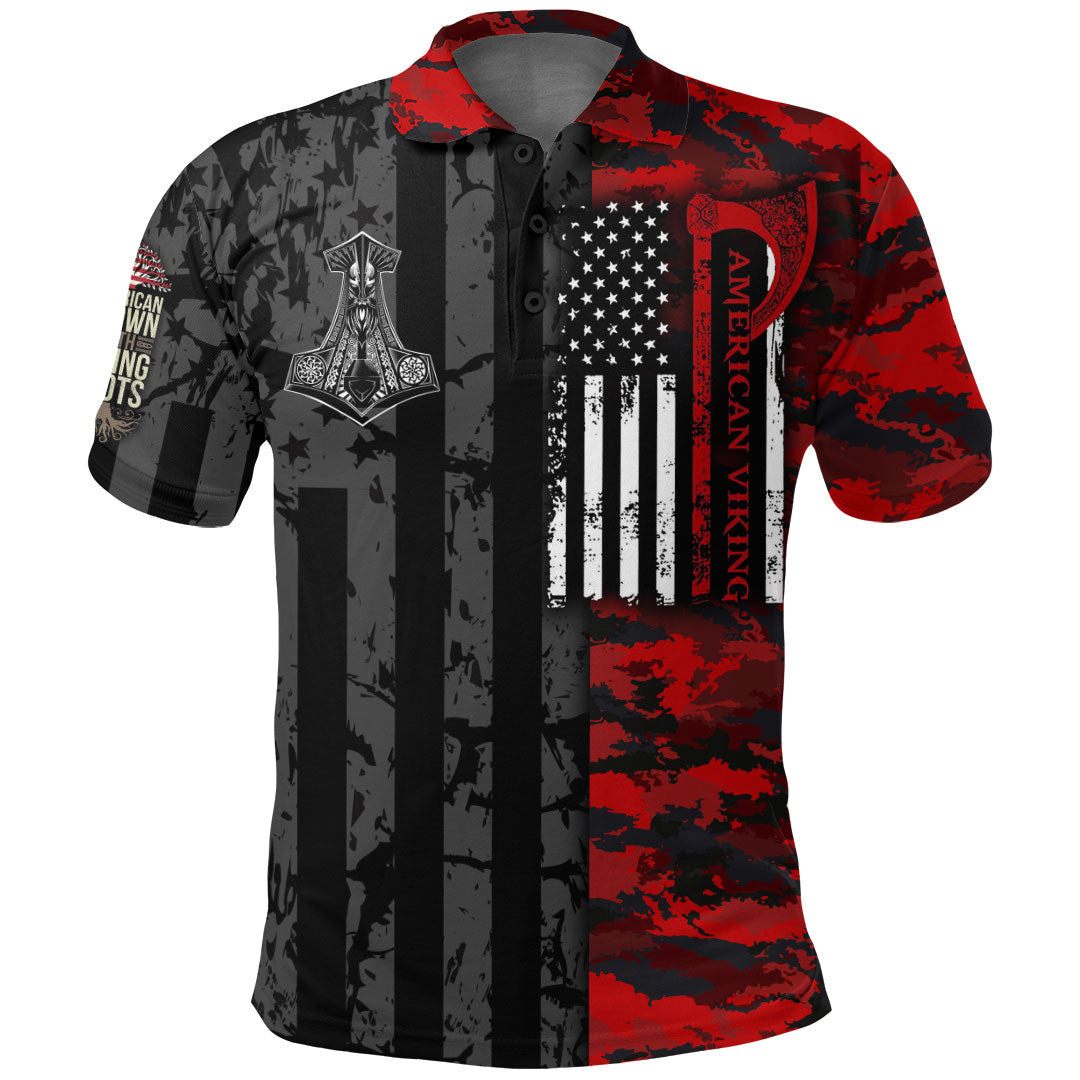 Viking Clothing American Viking Polo Shirt RLT12