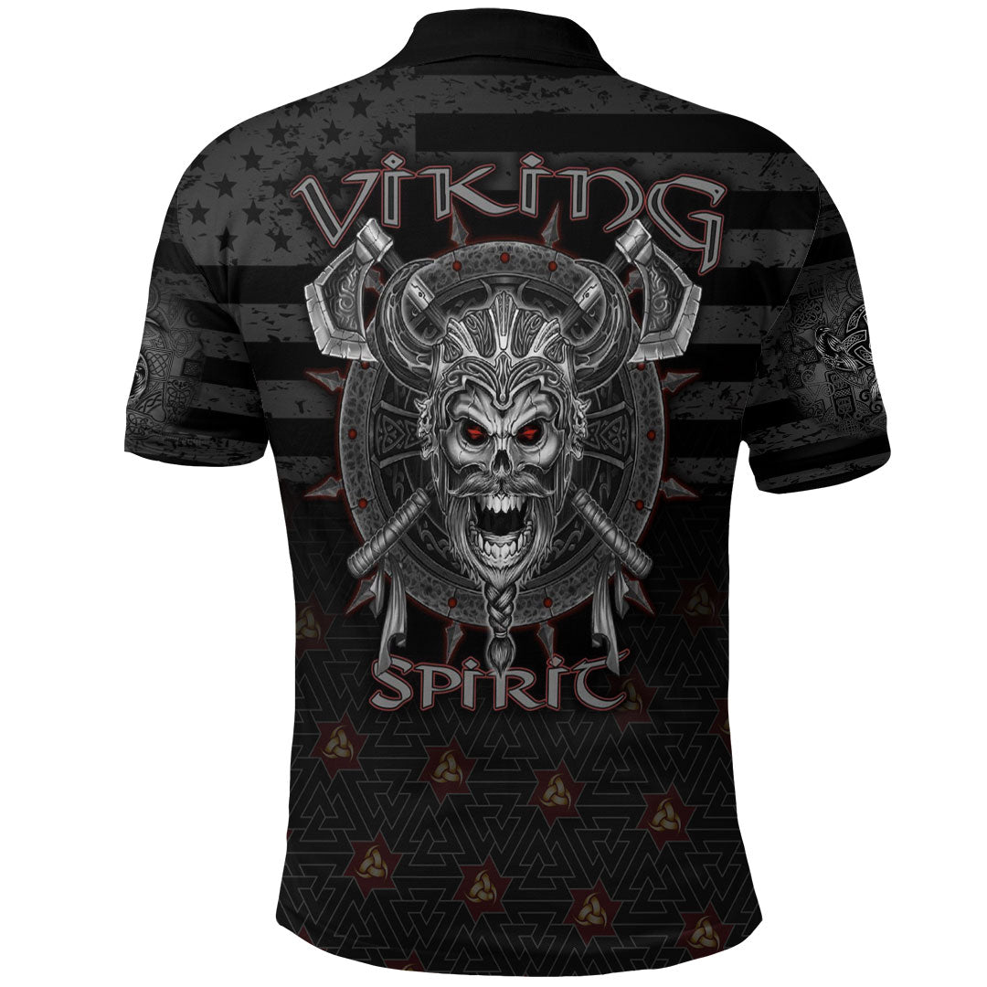 Viking Clothing American Viking The Viking Spirit Polo Shirt RLT12
