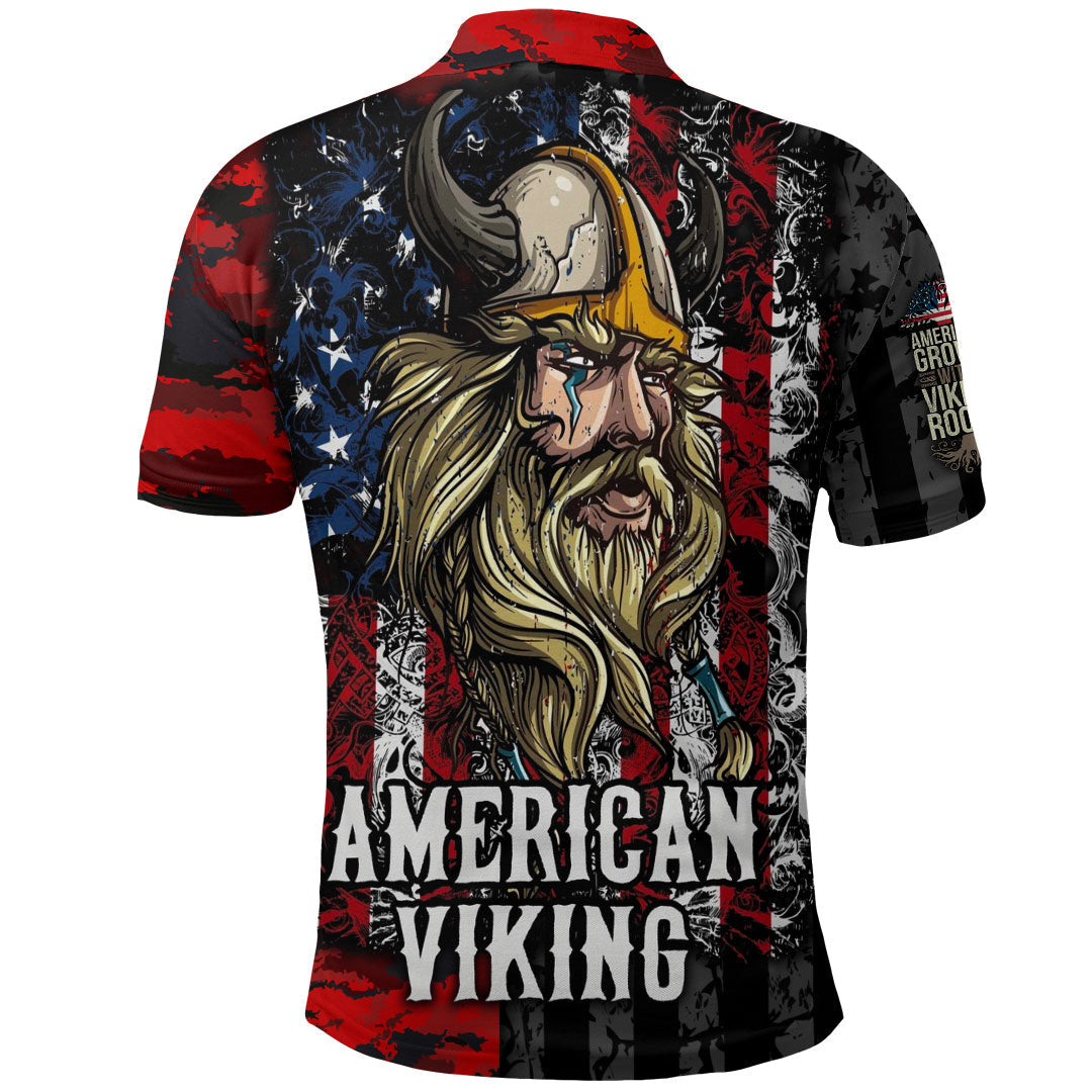 Viking Clothing American Viking Polo Shirt RLT12