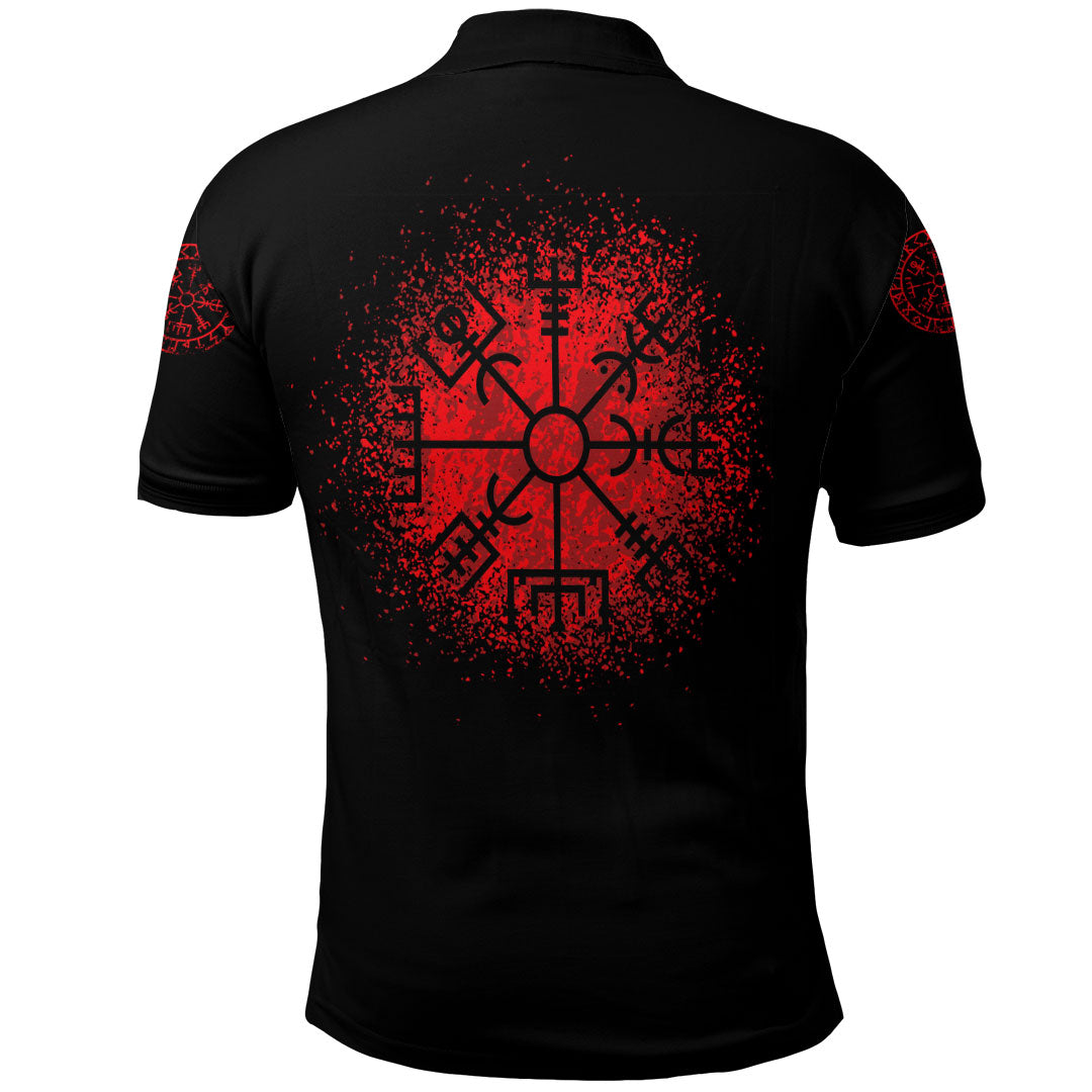 Viking Viking Raven Vegvisir Polo Shirt RLT12