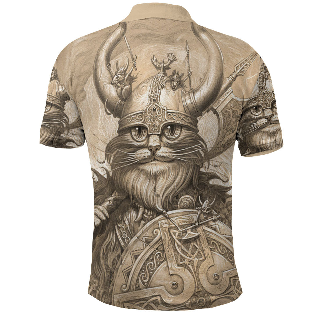 Viking Clothing Vikings Cat Polo Shirt RLT12