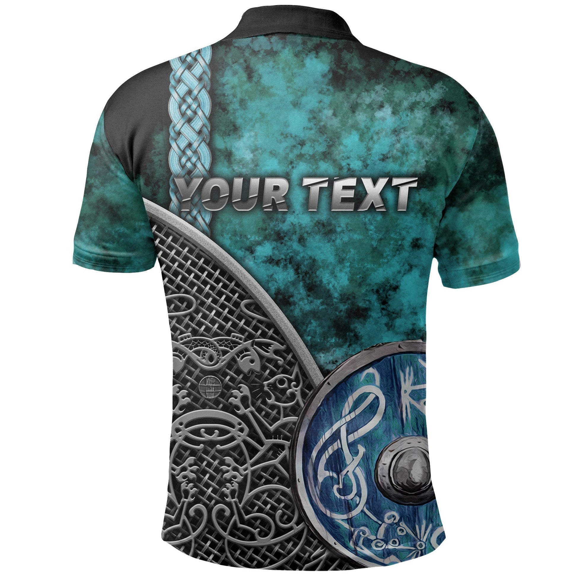 Viking Clothing Viking Cat 3D Polo Shirt RLT12