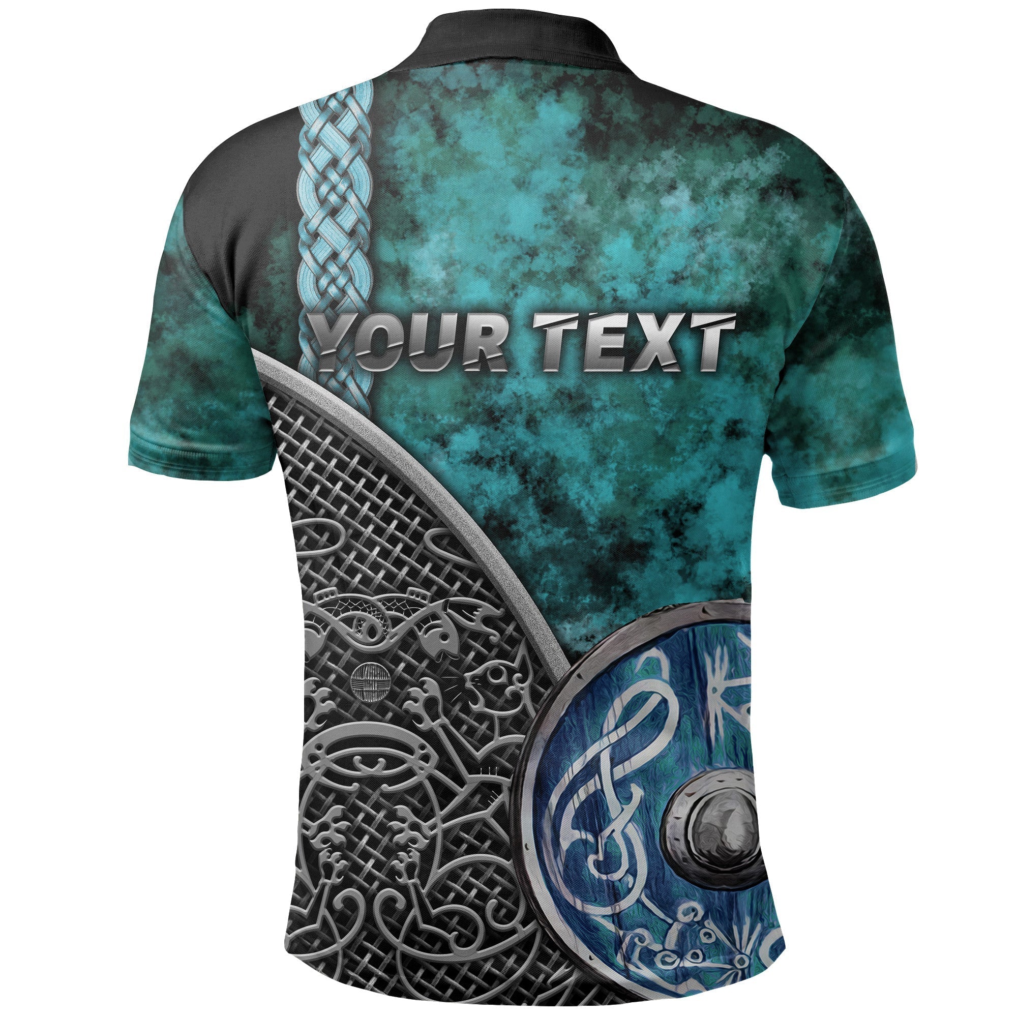 Viking Clothing Viking Cat 3D Polo Shirt RLT12