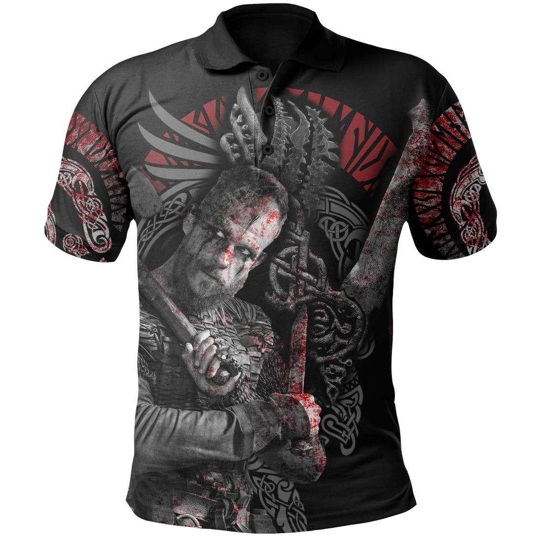 Viking Polo Shirt Floki Combatant RLT12