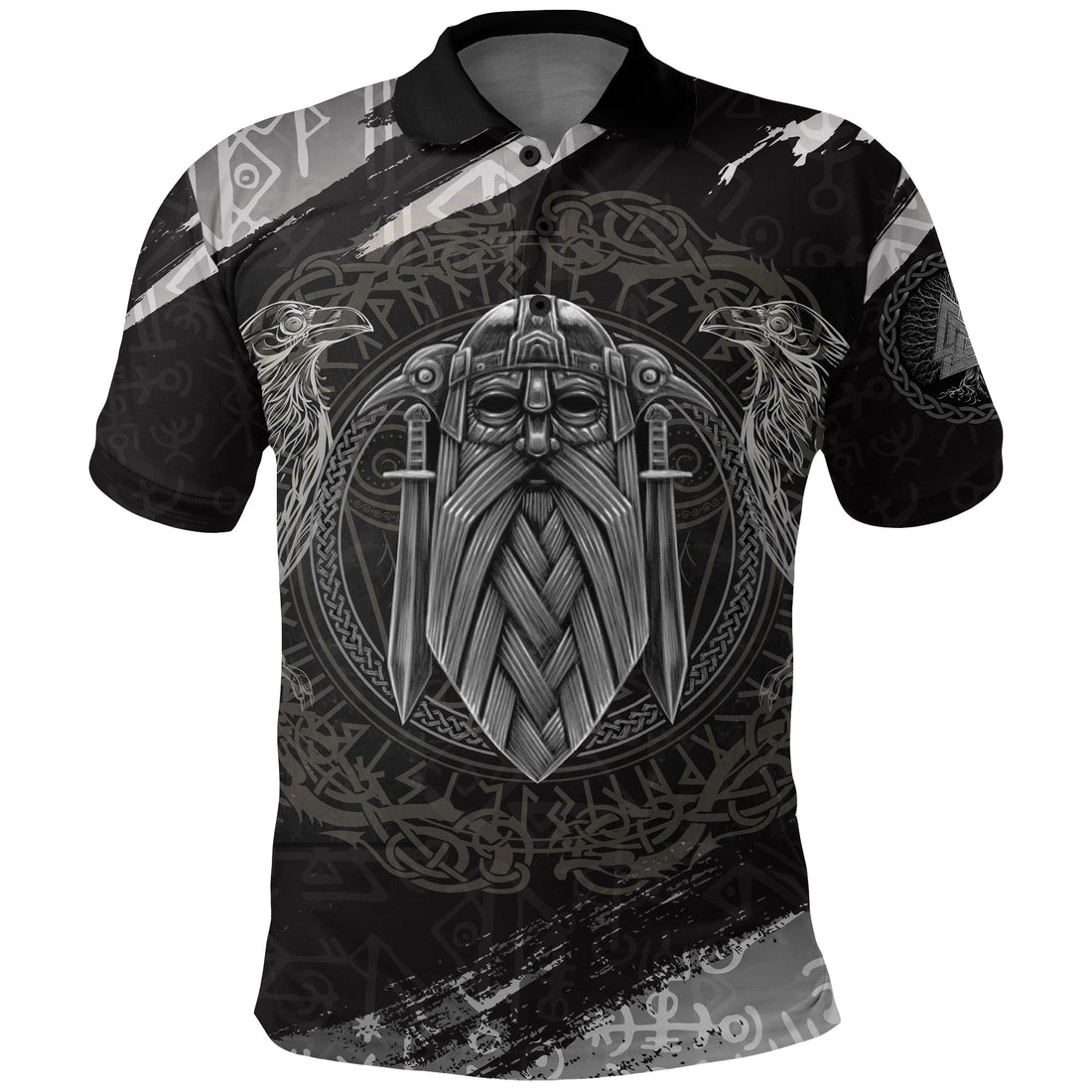 Viking Polo Shirt Odin God Of Asgard RLT12