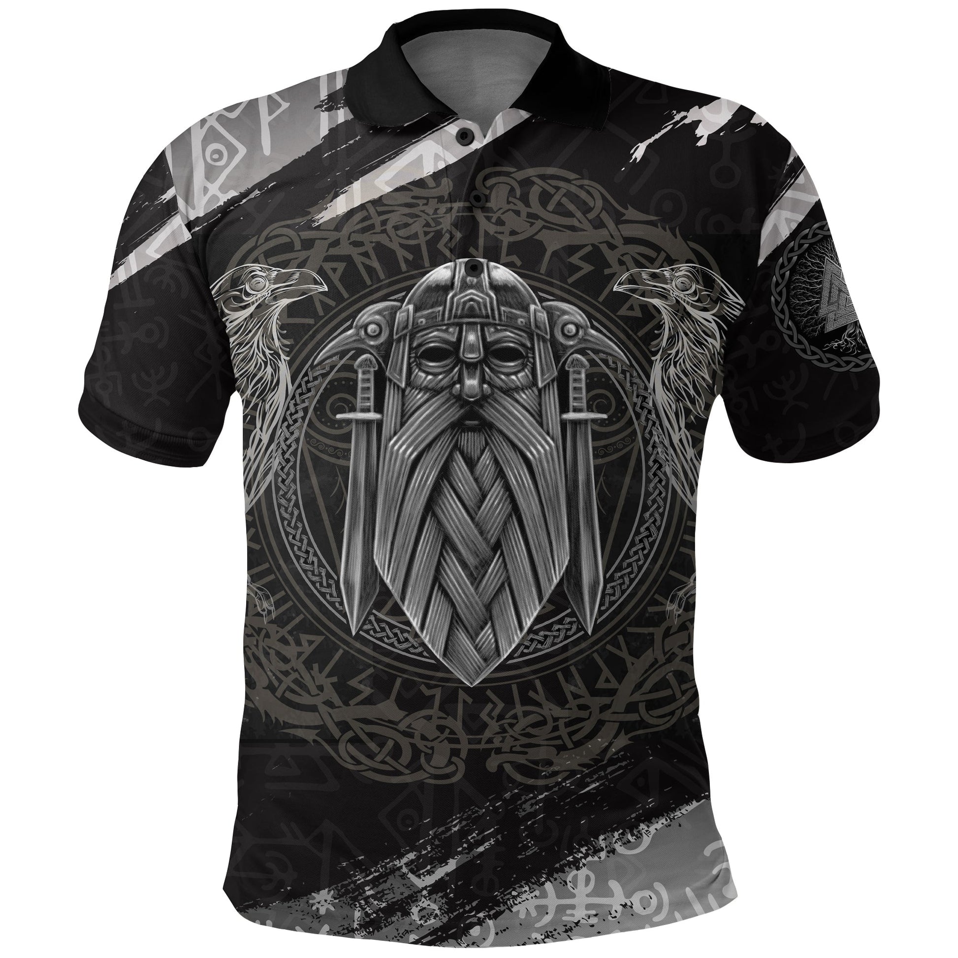 Viking Polo Shirt Odin God Of Asgard RLT12