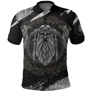 Viking Polo Shirt Odin God Of Asgard RLT12
