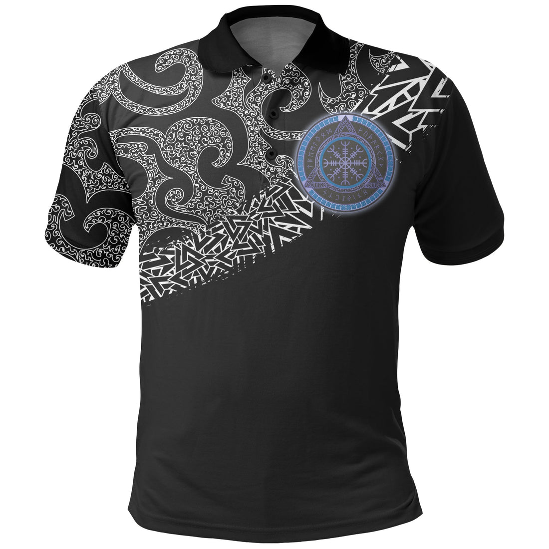 Viking Polo Shirt Raven Of Odin RLT12