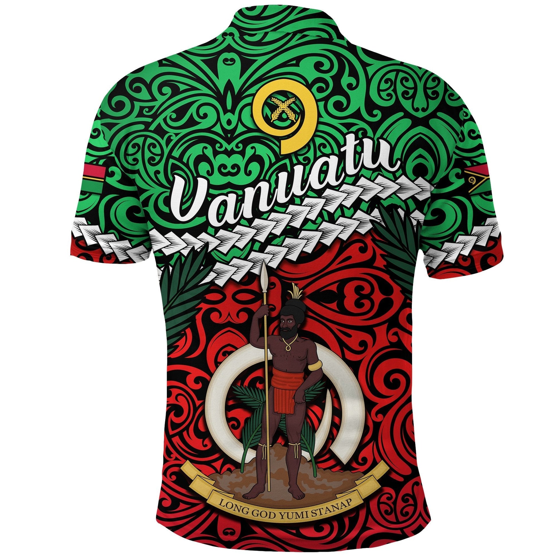 Vanuatu Independence Polo Shirt Happy Anniversary LT13
