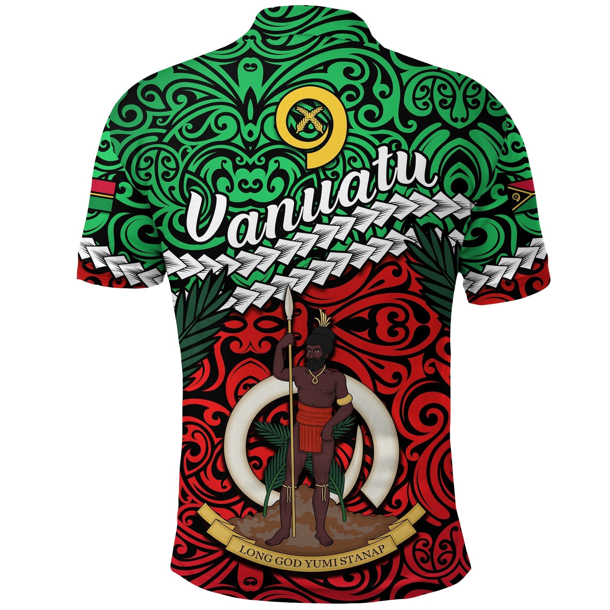 Vanuatu Independence Polo Shirt Happy Anniversary LT13