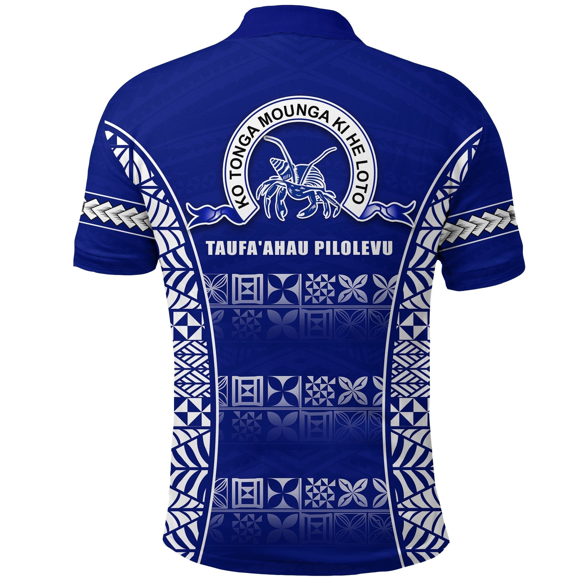 Taufaahau Pilolevu Polo Shirt Ngatu Tongan LT13