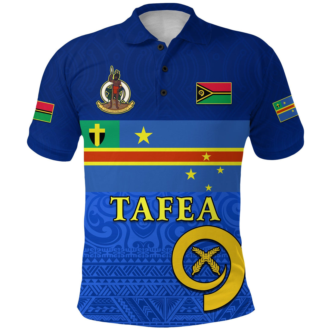 SAMU MELA Tafea Province Polo Shirt Vanuatu Proud LT13