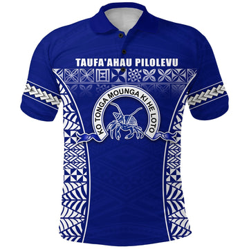 Taufaahau Pilolevu Polo Shirt Ngatu Tongan LT13