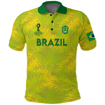 Brazil Polo Shirt Football 2022 LT2