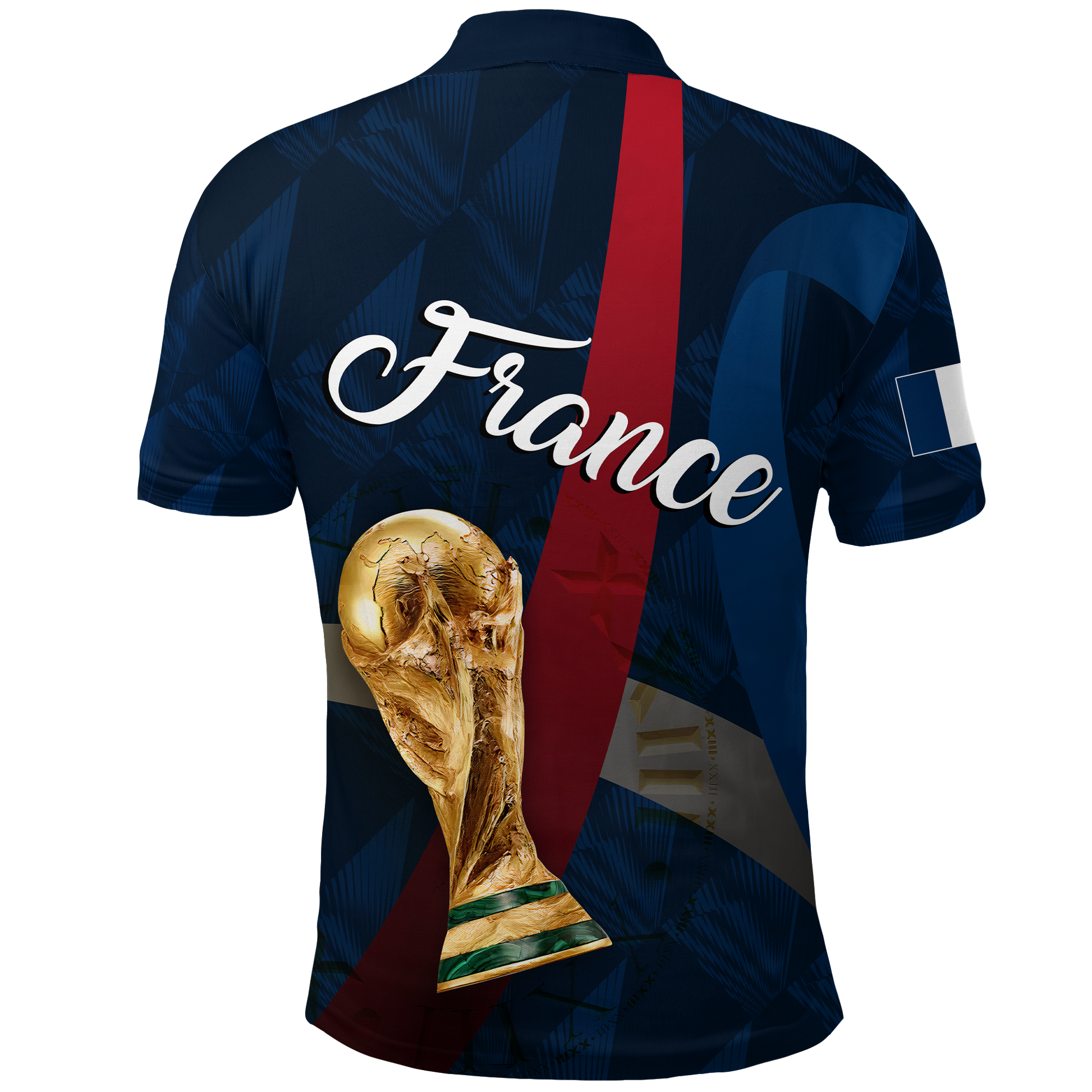 Custom France Polo Shirt Football 2022 LT2