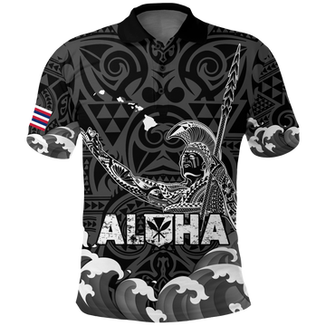 Hawaii King Kamehameha Aloha Hawaii Nei Polo Shirt LT2