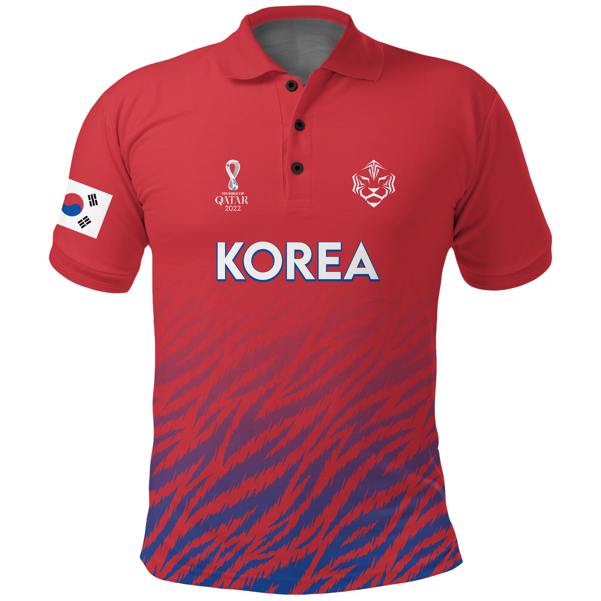 Custom Korea Polo Shirt Football 2022 LT2