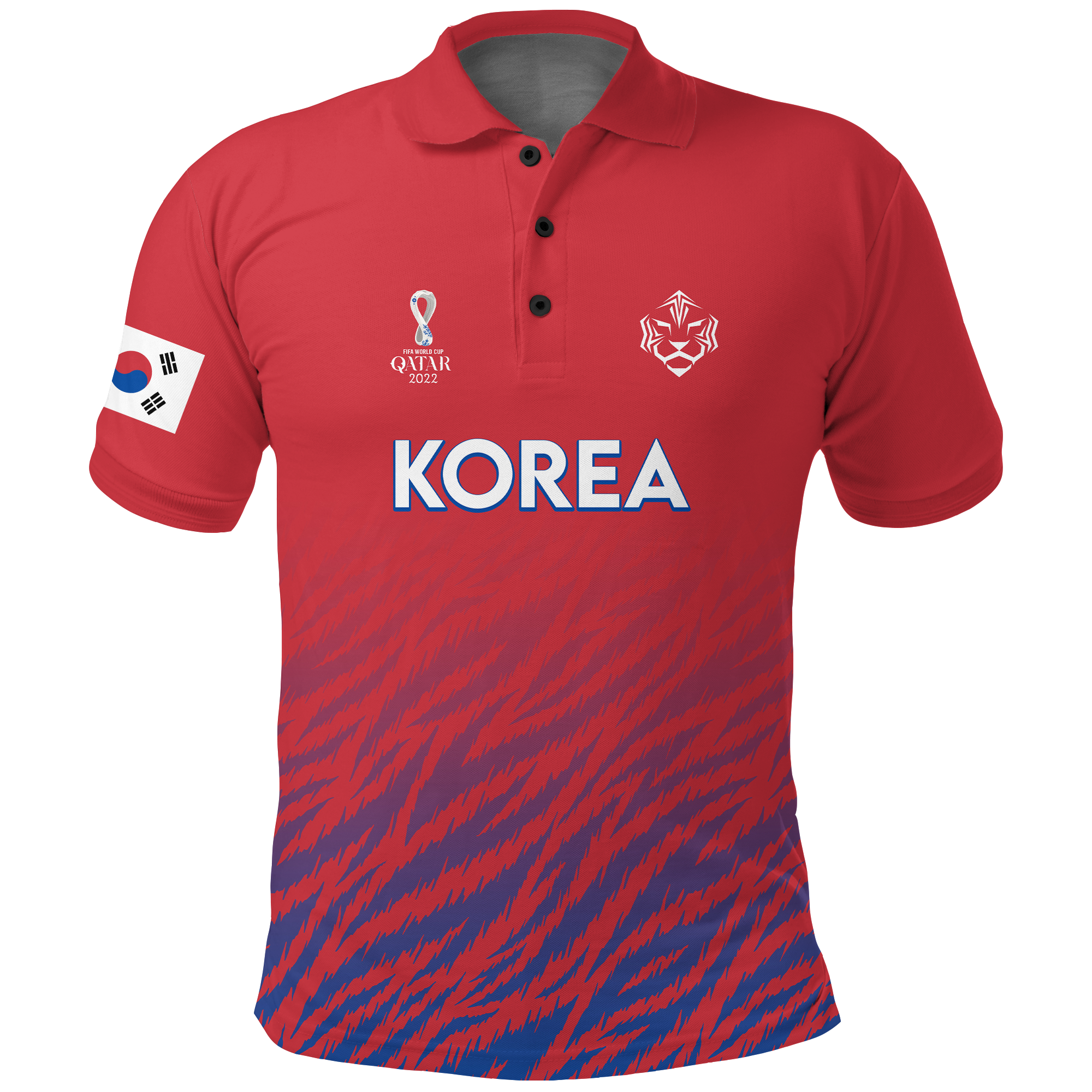 Custom Korea Polo Shirt Football 2022 LT2