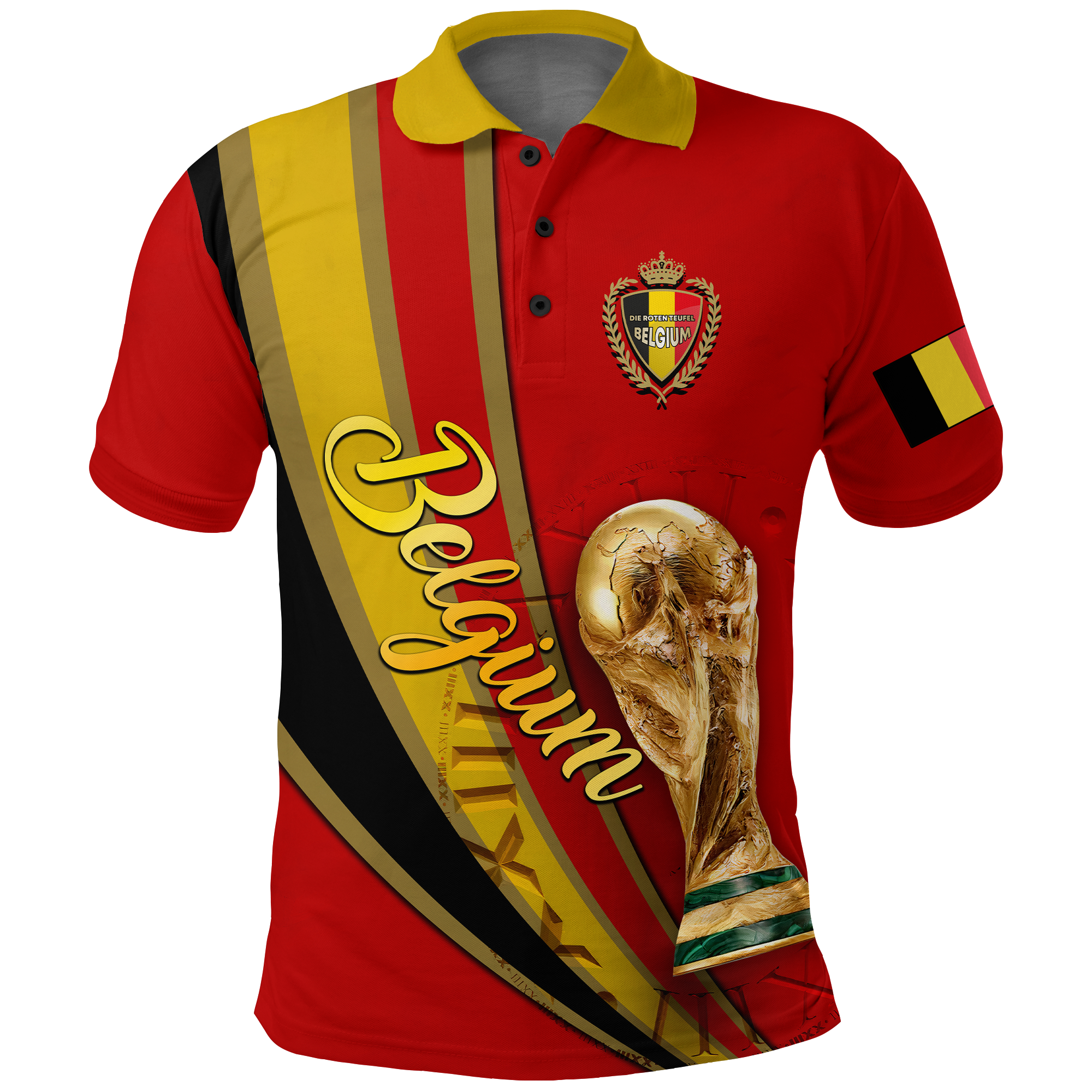 Belgium Polo Shirt Football 2022 LT2