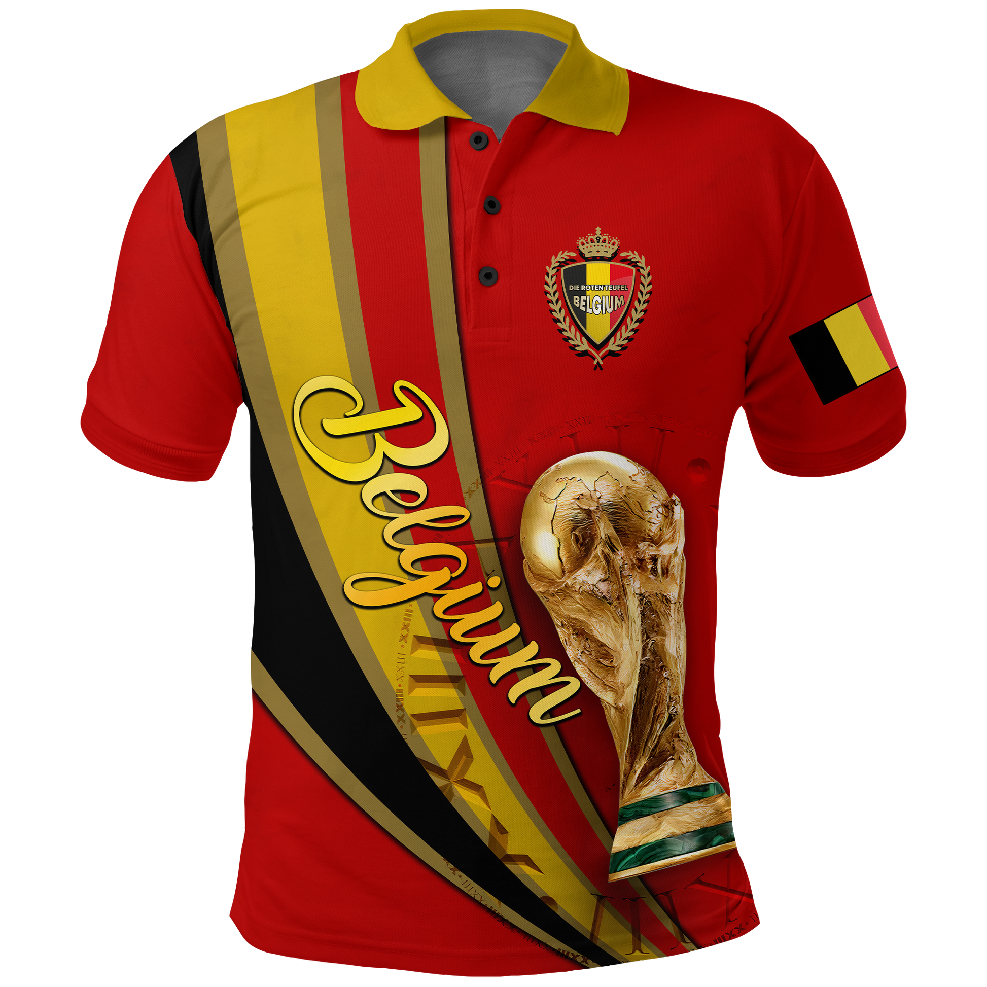 Belgium Polo Shirt Football 2022 LT2