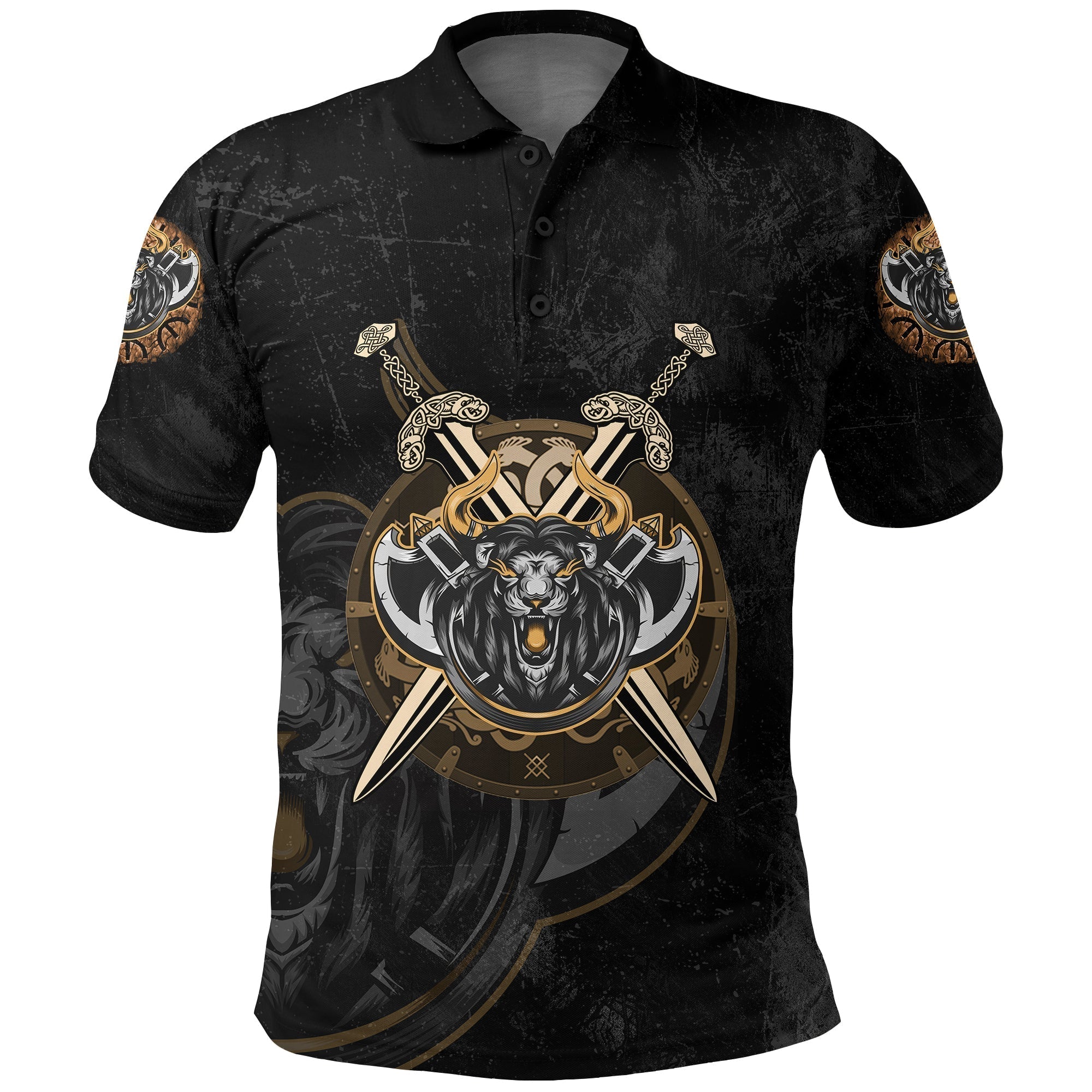 Viking Polo Shirt Viking Lion RLT12