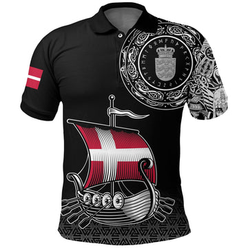 Viking Polo Shirt Danish Drakkar RLT12