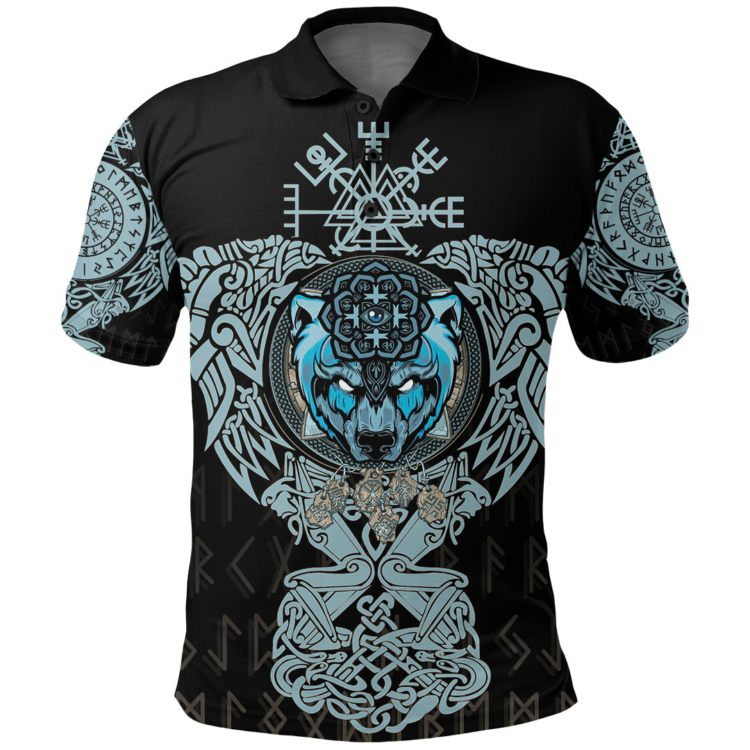 Viking Bear Tattoo Viking Polo Shirt RLT12