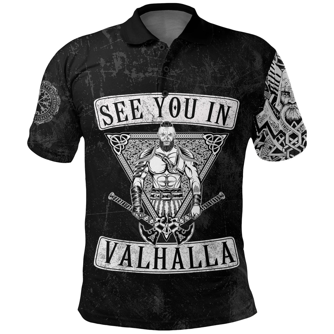 Viking Polo Shirt See You In Valhalla RLT12