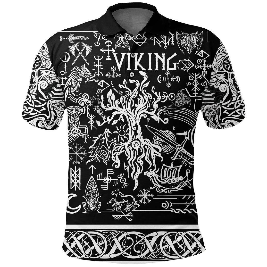 Viking Polo Shirt Symbol RLT12