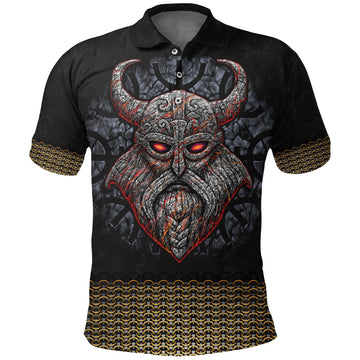 Viking Polo Shirt Armor Odin RLT12