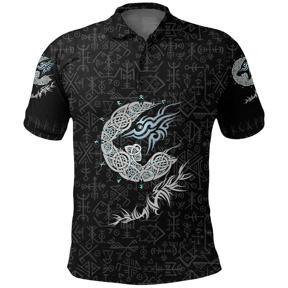 Viking Fenrir Wolf Polo Shirt RLT12