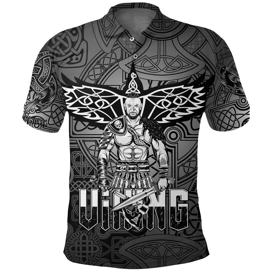 Viking Polo Shirt Celtic Warrior RLT12
