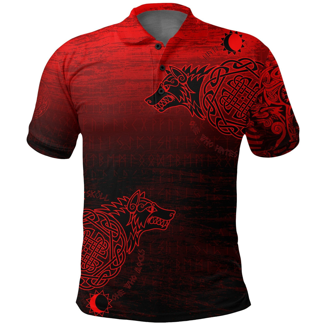 Viking Polo Shirt, Skoll and Hati RLT12