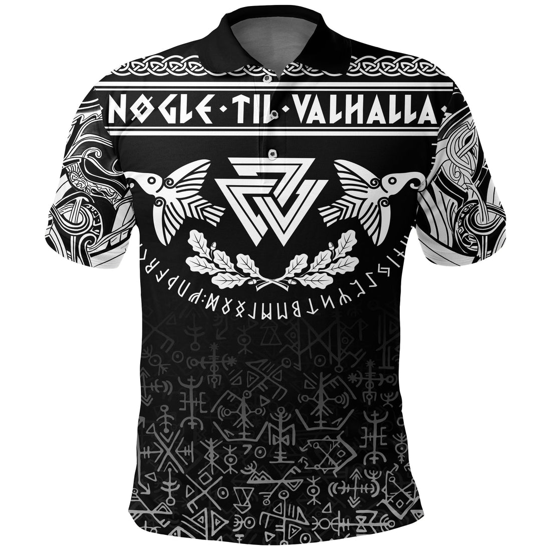 Viking Polo Shirt Valhalla and Warrior RLT12