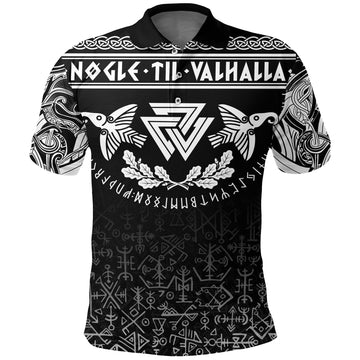 Viking Polo Shirt Valhalla and Warrior RLT12