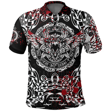 Viking Polo Shirt, Raven Blood RLT12