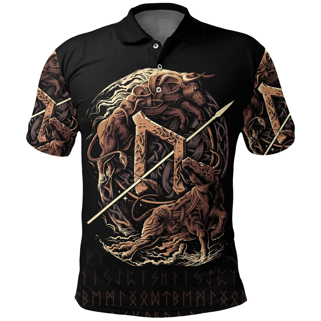 Viking Polo Shirt Uruz Rune RLT12