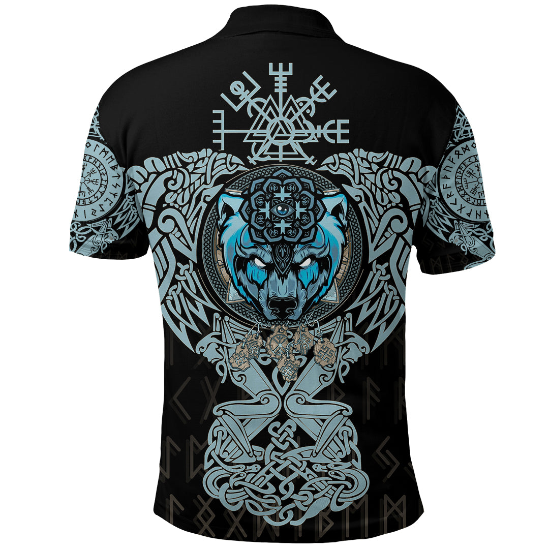 Viking Bear Tattoo Viking Polo Shirt RLT12