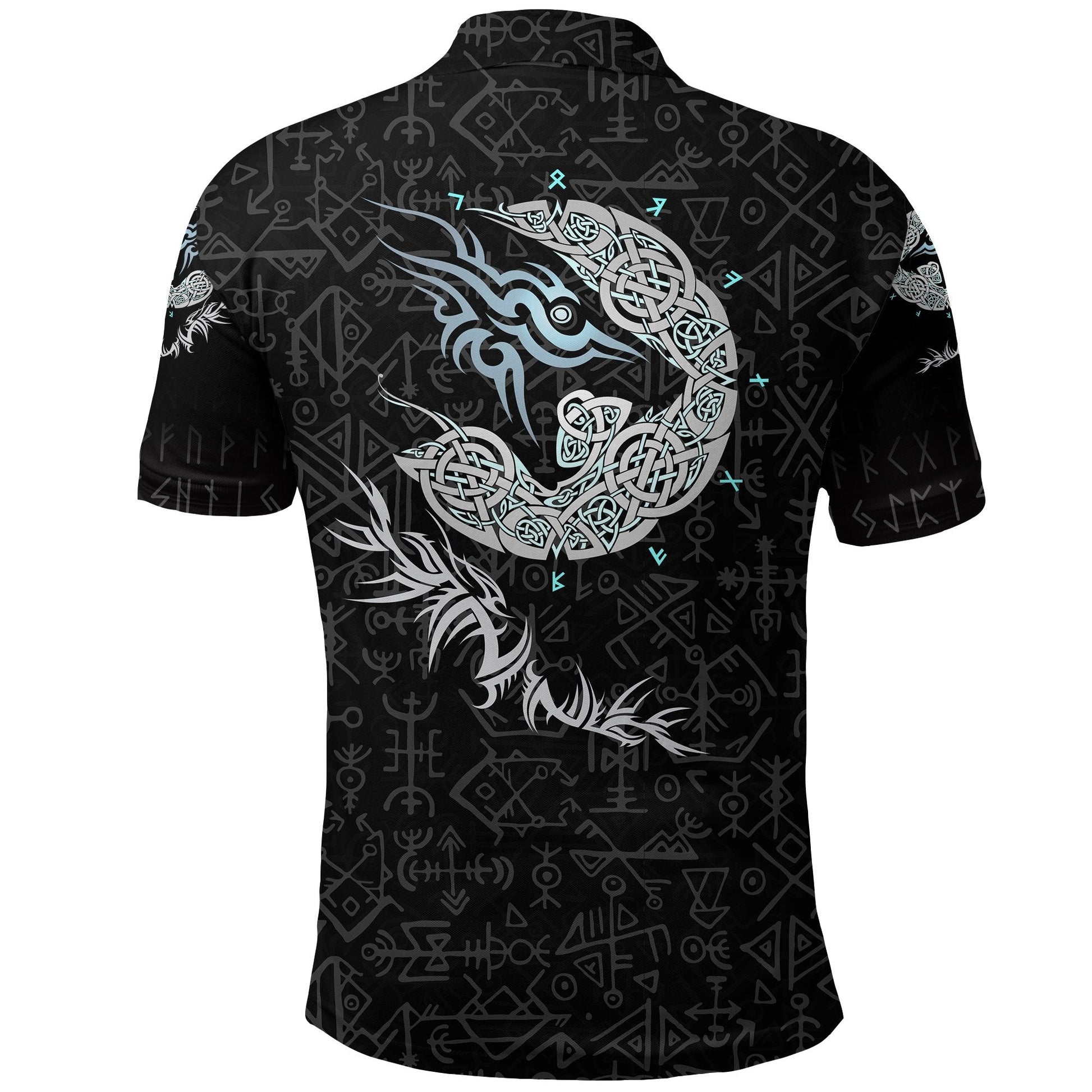 Viking Fenrir Wolf Polo Shirt RLT12