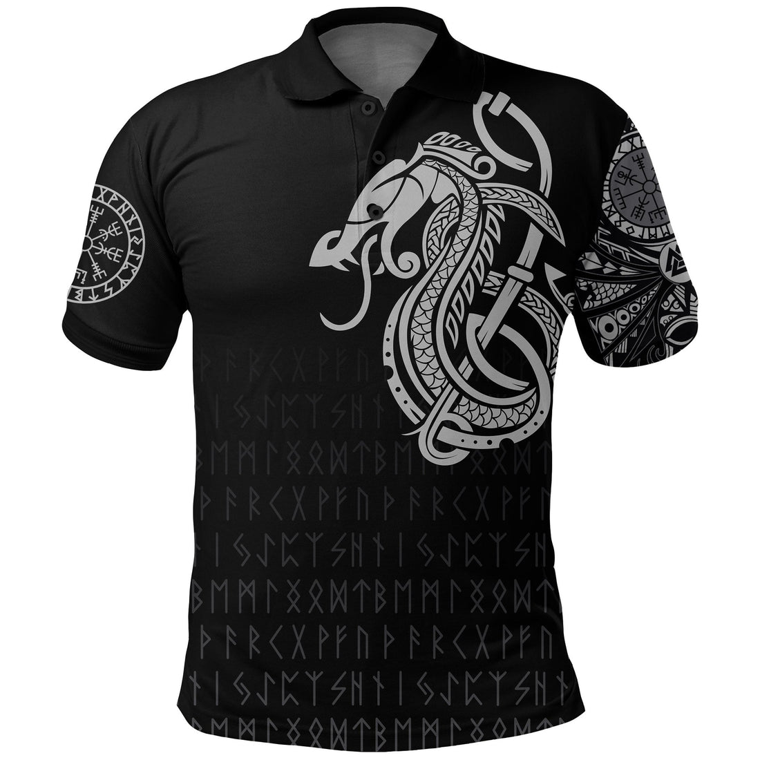 Viking Polo Shirt Dragon RLT12